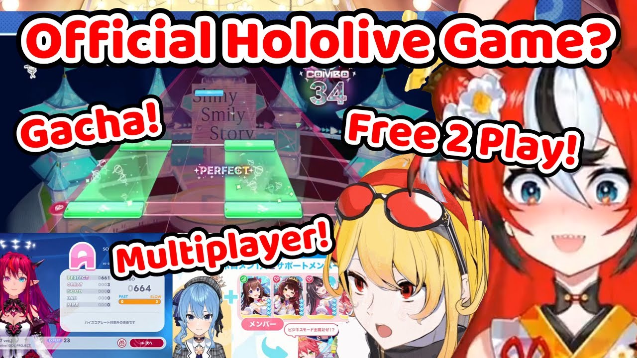 Kaela and Bae is Super Excited about the New Hololive Official Mobile Game!