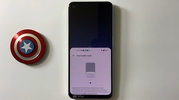 One handed mode on OPPO Reno8 5G Android 12