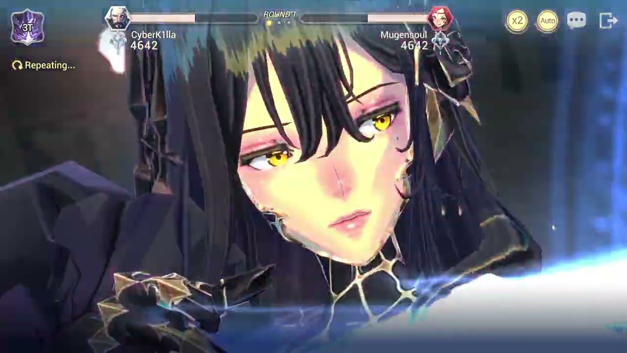 EXOS HEROES PVP - Cyber  vs  Mugen