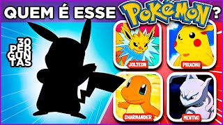 👾 DESCUBRA PELA SOMBRA! Você seria um bom mestre de Pokémon? 🐵 #quiz #macaquiz #pokemon