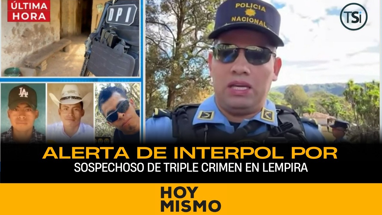 ¡ALERTA INTERPOL! Buscan por cielo y tierra a sospechoso de triple crimen en las montañas de Lempira