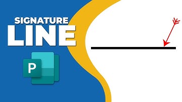 How to insert a signature line in Publisher