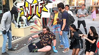 Top Reactions / 😱 Someone Fell From Fright 😱 Mannequin Prank Part 2