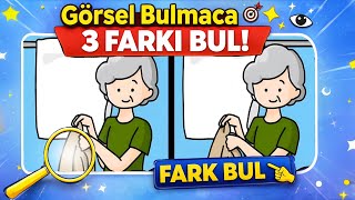 3 Farkı Bulabilir misin? 👀 | Dikkat & Zeka Geliştiren Görsel Bulmaca screenshot 2