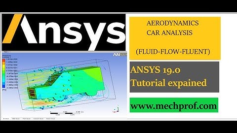 Aerodynamics for CAR | Fluid Flow Fluent | ANSYS