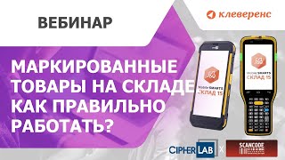 Работа с маркированными товарами на складе  «Склад 15 + маркировки»