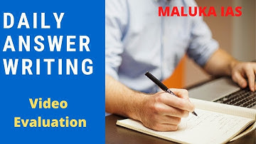 VIDEO EVALUATION - Daily Answer Writing