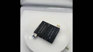 4K Sfplc Fiber Optic Extender Single Mode With External Audio