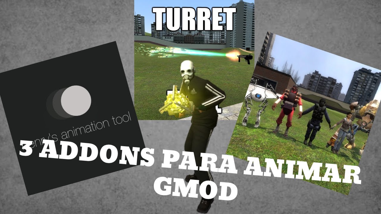 🤯 3 ADDONS IMPRESCINDIBLES para ANIMACIONES ÉPICAS en GMOD (¡Fáciles de ...