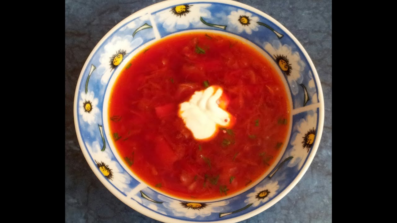 Технология приготовления борща из квашеной капусты - фото