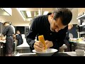 3 Michelin star lamb belly plating by Andreas Caminada, filmed in 4K