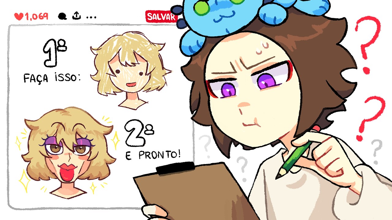 pintando com tutoriais do Pinterest