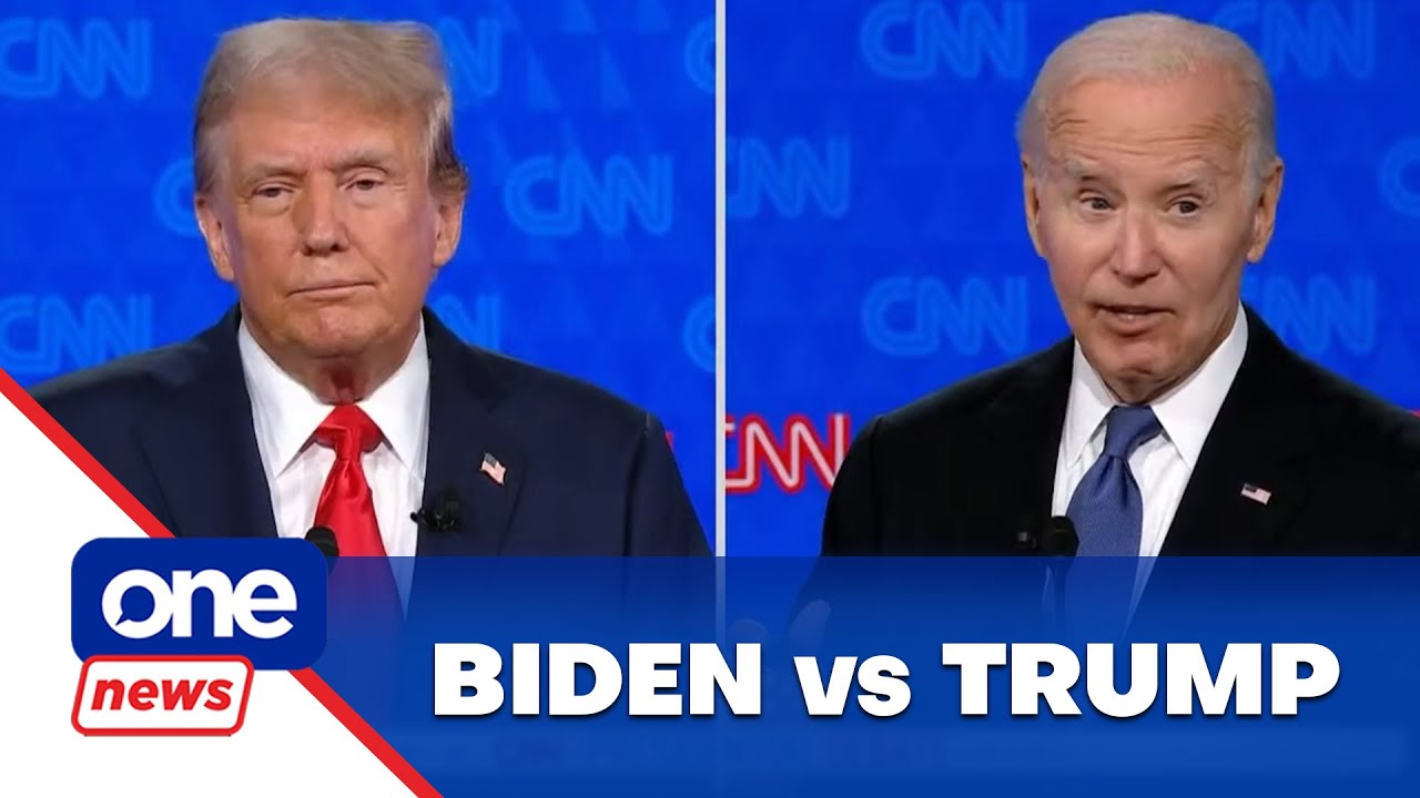 FULL: Biden, Trump face off in first 2024 presidential debate - YouTube