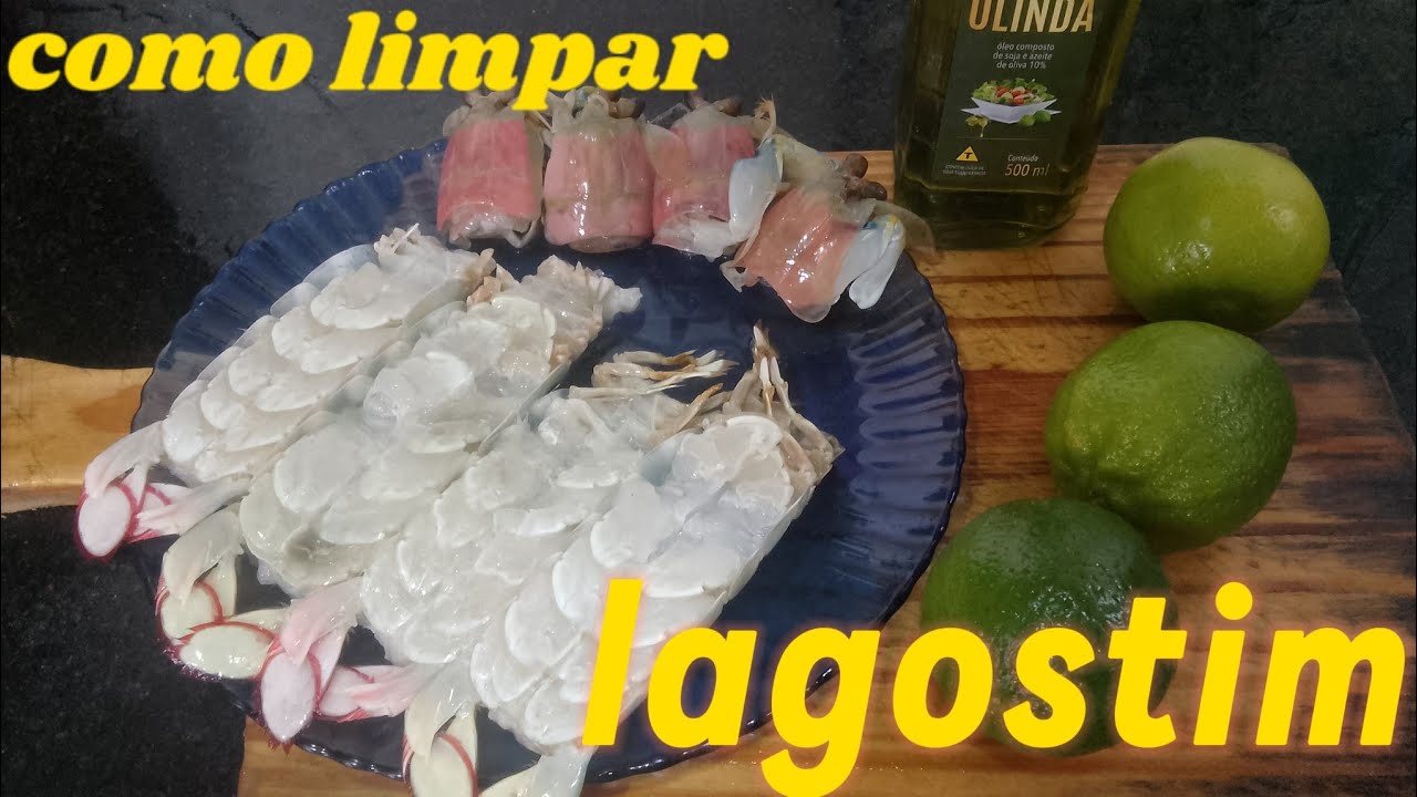 Como limpar lagostim - YouTube