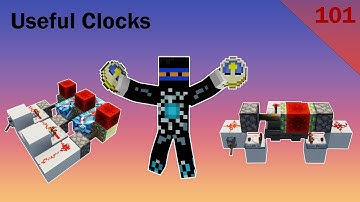 Minecraft Useful Clocks and Timers | Redstone 101