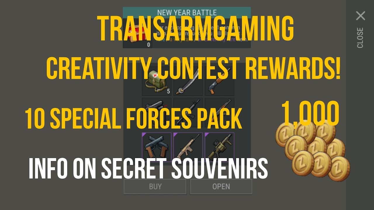 CREATIVITY CONTEST REWARDS! UNBOXING SPECIAL FORCES PACK | LAST DAY ON EARTH: SURVIVAL
