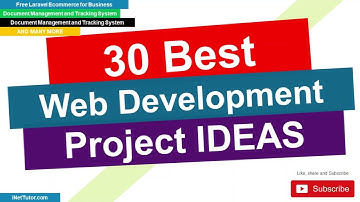 30 Best Web Development Project Ideas