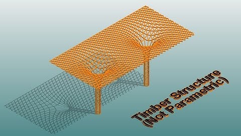 Everyday Revit (Day 374) - Timber Structure (Not Parametric)