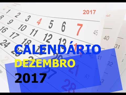 CALENDÁRIO DEZEMBRO 2017 COM FERIADOS - FERIADÃO DE DEZEMBRO (EXPLICADO)
