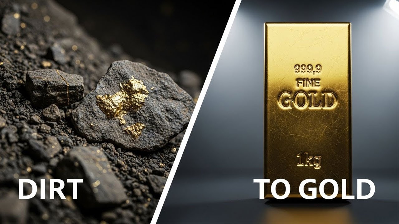 1 Ton of Dirt = 1 Gram of Gold? 😱 The Incredible Journey!