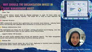 Details GROUP PROJECT ASSIGNMENT (GROUP 3 ) - LEAVE MANAGEMENT  Update