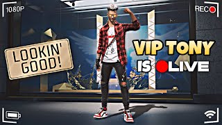 VIP TONY is LIVE 🔞 - Free Fire Telugu Gameplay - Bloody Fun #viptony