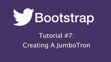 Bootstrap Tutorial 7: Creating A Jumbotron