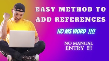 Easy Method to add references to your Assignment | using MyBib !!!