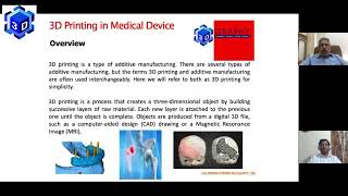 TRACK 3 - 3D GRAPHY MEDICAL 2022   " 3D PRINTING FOR MEDICAL DEVICES " ORGANISED BY 3D GRAPHY LLP