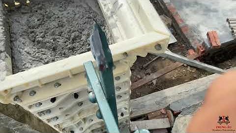 Thi công Khuôn Hàng Rào đổ trực tiếp tại công trình Nam Định