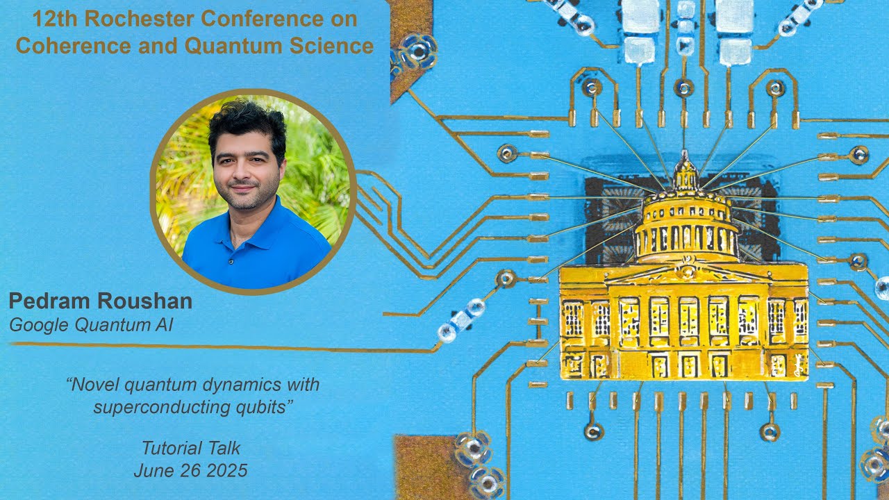 CQS-12 Tutorial: Pedram Roushan - Novel quantum dynamics with ...