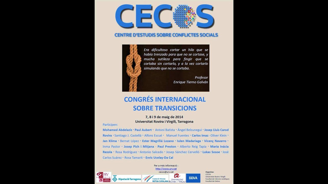 Congrés Internacional sobre Transicions (II)