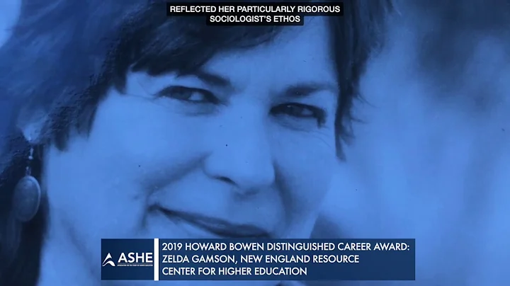 2019 ASHE Howard Bowen Distinguished Career Award:...