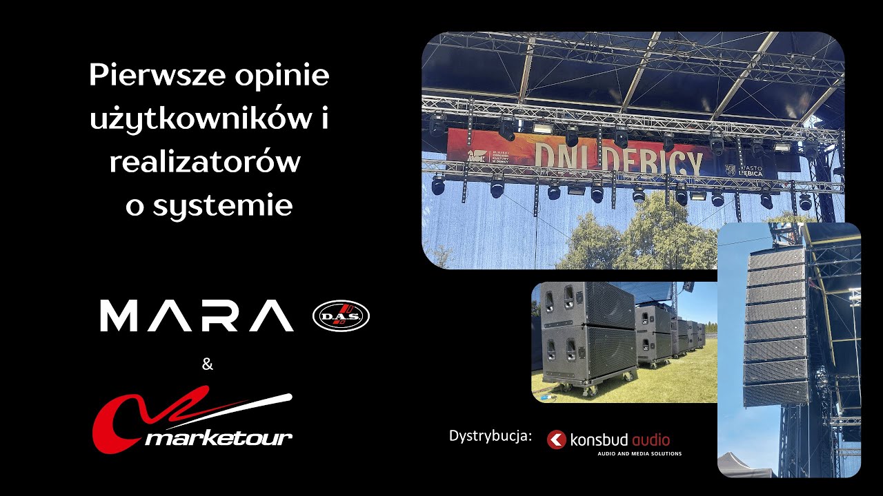 System nagłośnienia DAS Audio MARA i Marketour - Dębica 2025