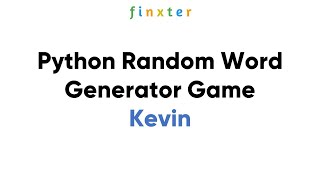 Python Random Word Generator Game screenshot 3