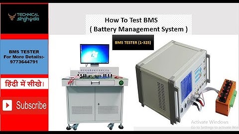 BMS TESTER MACHINE (1-32S) , How to Test BMS  Lithium-Ion Battery Management System Tester #bms