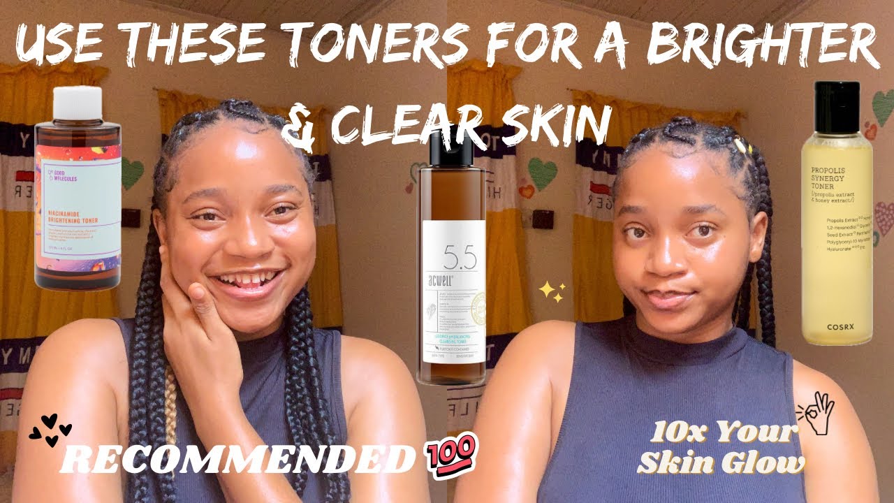 5 Effective Face Toners for Large Pores, Dark Spots & Rough Skin For