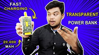 Transparent Power Bank 20000 MAH | Best Power Bank | Best Review | Best Unboxing | Qanan Vlogs