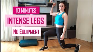10min Effective Choreographed Leg Workout (No Equipment No Jumping) 400reps Squats & Lunge Challenge screenshot 5