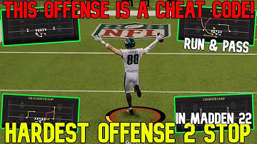 THIS IS CHEATING! Glitchiest 7 Play Pass & Run Offense in Madden NFL 22! Best Play Tips & Tricks