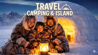 Turing snow into a safe shelter❄️❄️travel camping #vilagelife #discover #travel #camping #foryouvide