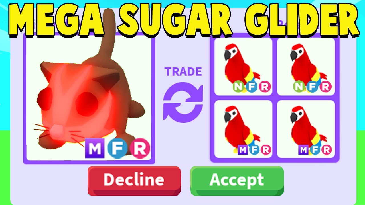 Trading FIRST MEGA SUGAR GLIDER in Adopt Me!