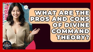 What Are The Pros And Cons Of Divine Command Theory? - The Ethical Compass
