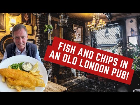 Video thumbnail: Having FISH AND CHIPS in one of LONDON'S OLDEST PUBS!