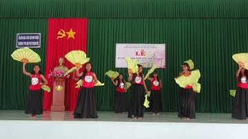 múa quạt - chào mừng 20/11 trường PT DTNT Thuận Bắc