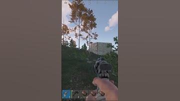 Burlap, NO armor w/ MP5... But why?!  - Rust #shorts