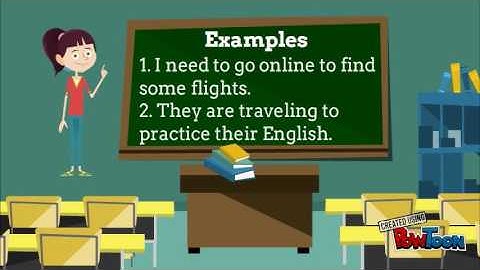 Infinitive for reasons