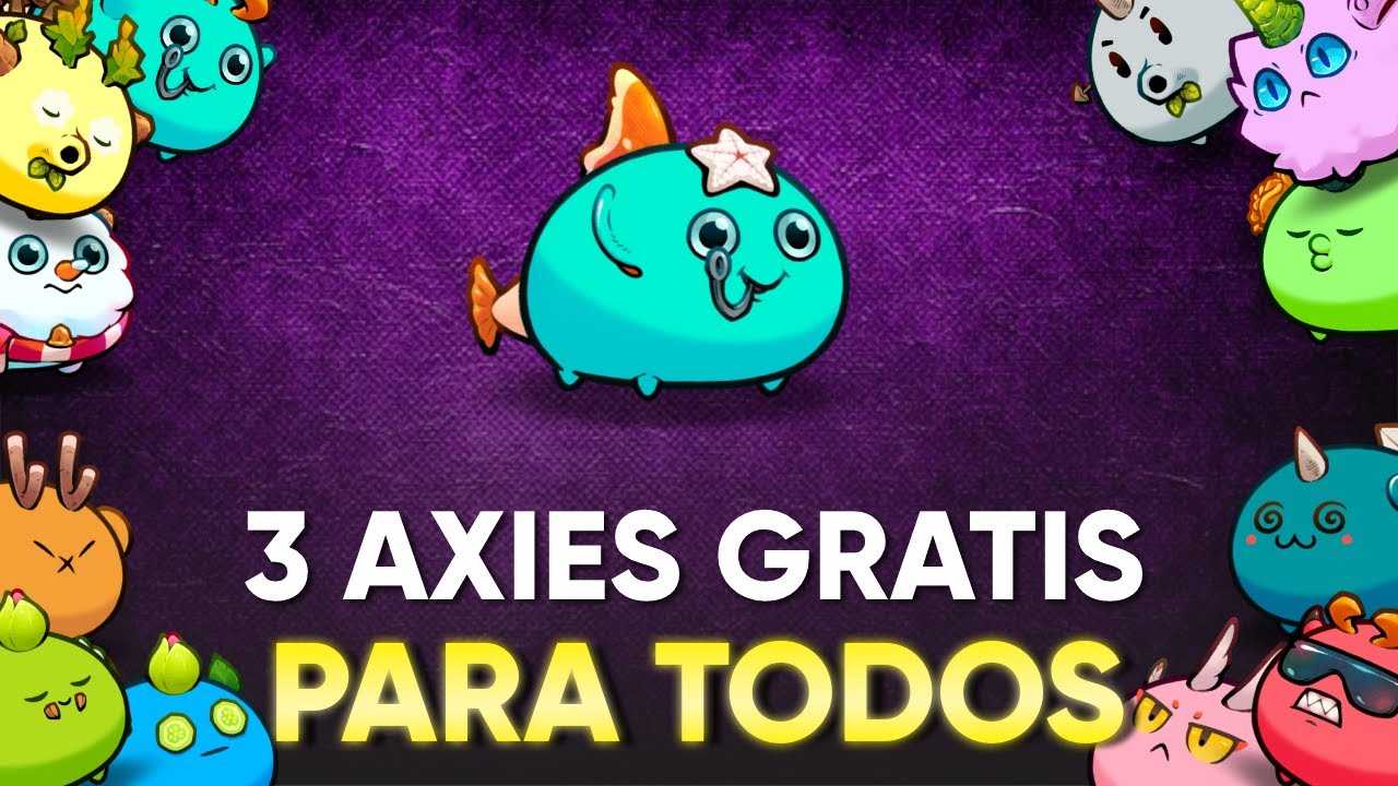 Axies 4 🔥 COMO CONSEGUIR TUS PRIMEROS 3 AXIES GRATIS | Axie Infinity - YouTube