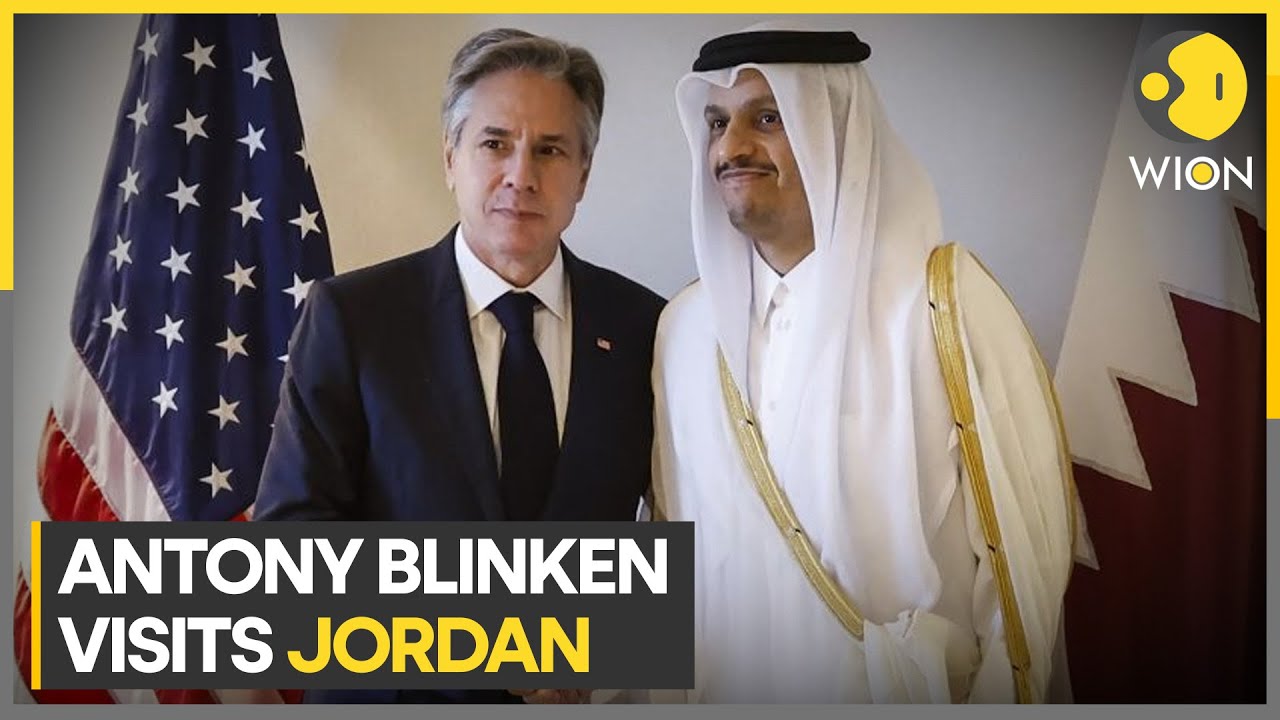 US Secy of State Antony Blinken visits Jordan | Blinken’s 2nd West Asia tour | WION