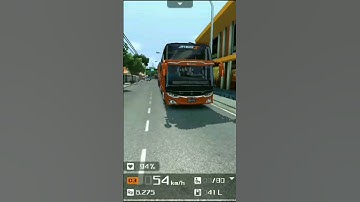 Scania K410 Articulated Bus Mod for Bus Simulator Indonesia| #bussid #scania #shorts #busgames #bus